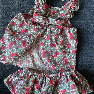 La Coqueta- ruffle top + bloomers
